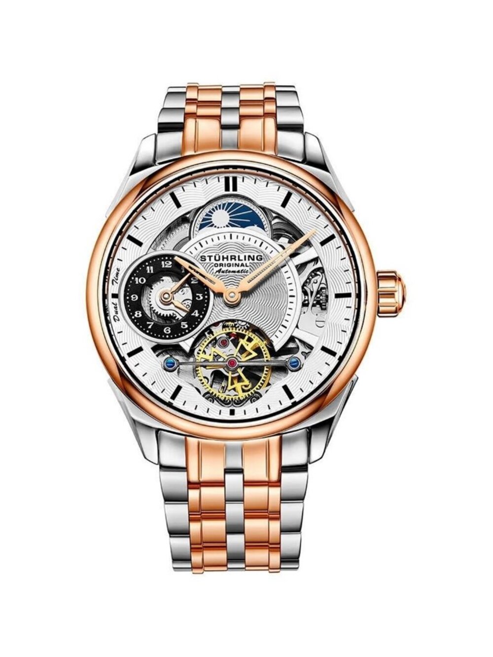 NWT Stuhrling Original Legacy Automatic Silver Dial Men's Watch